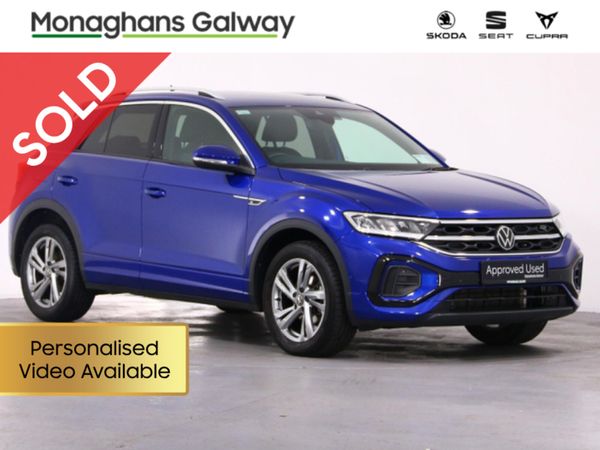 Volkswagen T-Roc SUV, Petrol, 2023, Blue