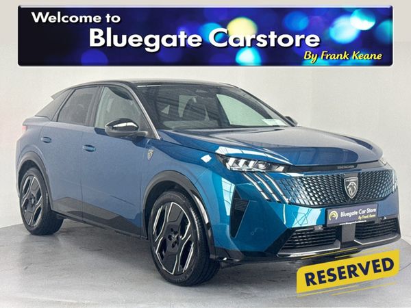 Peugeot 3008 SUV, Electric, 2024, Blue