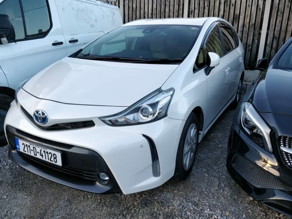 Toyota Prius MPV, Petrol Hybrid, 2021, White