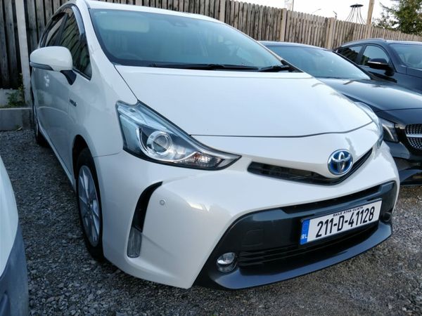 Toyota Prius MPV, Petrol Hybrid, 2021, White