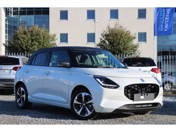 Suzuki Swift Hatchback, Petrol Hybrid, 2025, White