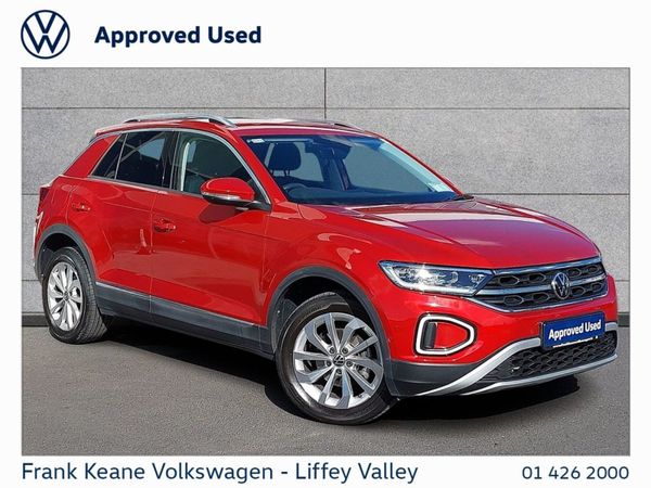 Volkswagen T-Roc SUV, Petrol, 2022, Red