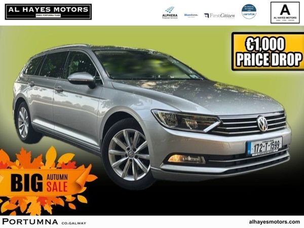 Volkswagen Passat Estate, Diesel, 2017, Silver