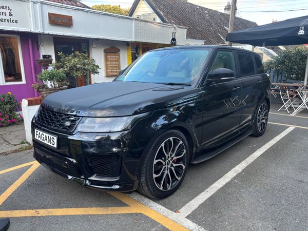Land Rover Range Rover Sport SUV, Petrol Plug-in Hybrid, 2022, Black