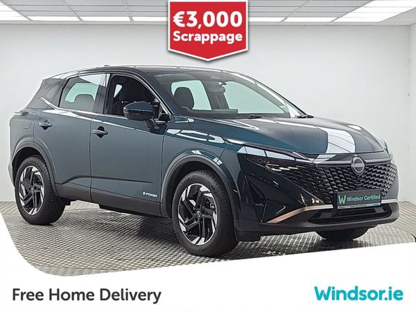 Nissan Qashqai MPV, Petrol Hybrid, 2025, Green