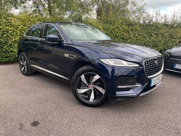 Jaguar F-Pace SUV, Petrol Plug-in Hybrid, 2021, Blue