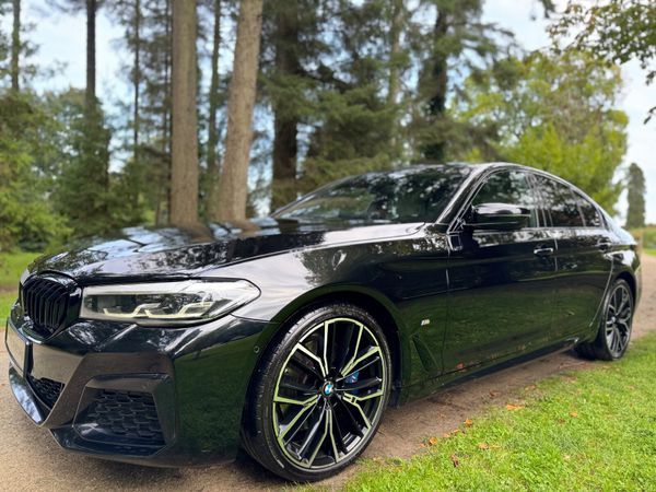 BMW 5-Series Saloon, Diesel, 2021, Black
