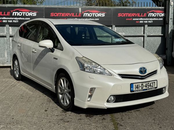 Toyota Prius MPV, Petrol Hybrid, 2014, White