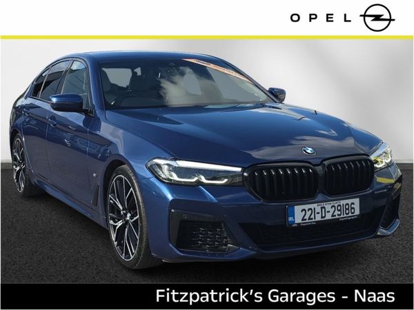 BMW 5-Series Saloon, Diesel, 2022, Blue
