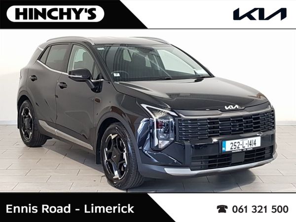 Kia Sportage SUV, Diesel Hybrid, 2025, Black