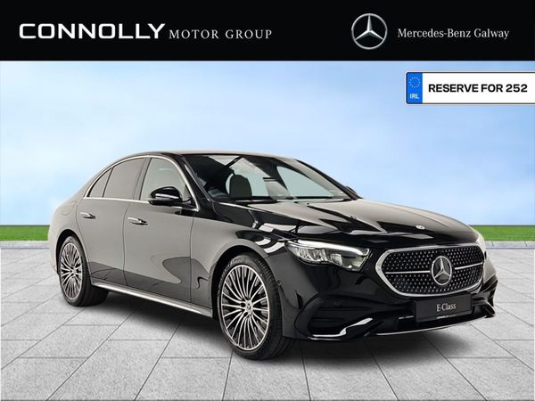 Mercedes-Benz E-Class Saloon, Diesel Plug-in Hybrid, 2025, Black