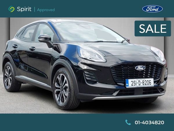 Ford Puma MPV, Petrol Hybrid, 2025, Black