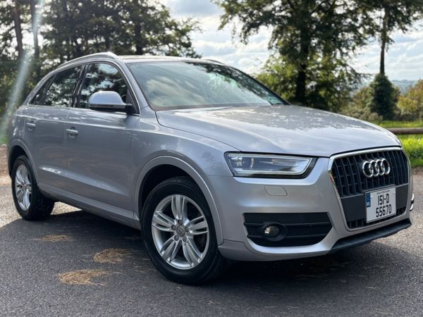 Audi Q3 SUV, Petrol, 2015, Silver