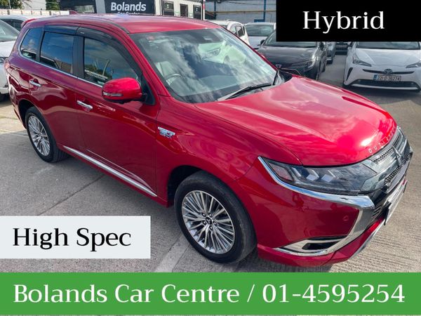 Mitsubishi Outlander SUV, Petrol Plug-in Hybrid, 2019, Red