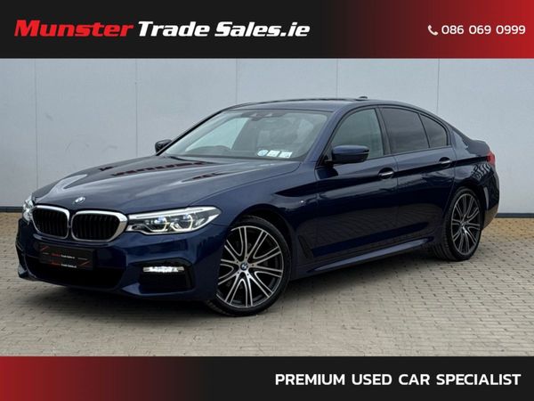BMW 5-Series Saloon, Diesel, 2017, Blue