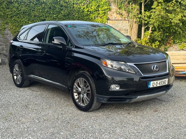 Lexus RX SUV, Petrol Hybrid, 2012, Black