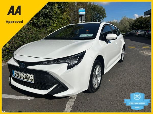 Toyota Corolla Estate, Petrol Hybrid, 2022, White