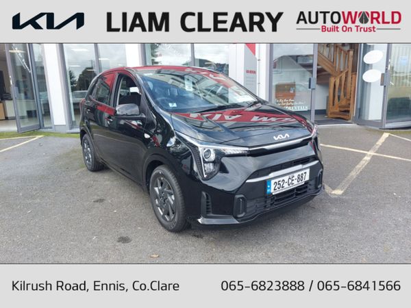 Kia Picanto Hatchback, Petrol, 2025, Black