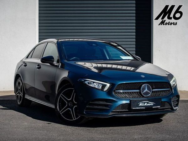 Mercedes-Benz A-Class Saloon, Hybrid, 2022, Blue