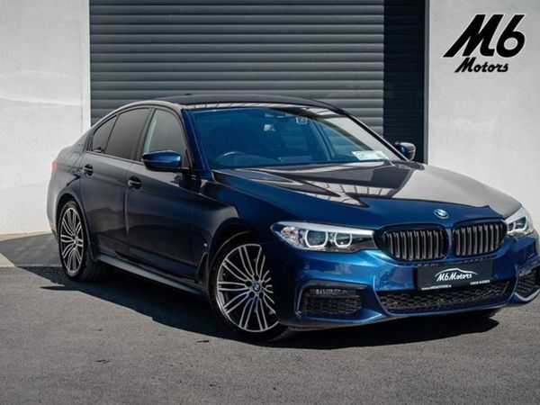 BMW 5-Series Saloon, Hybrid, 2018, Blue