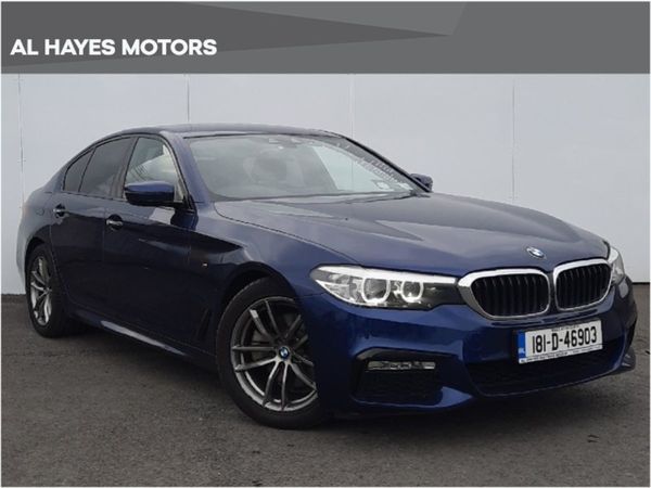 BMW 5-Series Saloon, Diesel, 2018, Blue