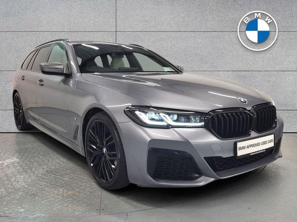 BMW 5-Series Estate, Diesel Hybrid, 2023, Grey