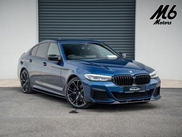 BMW 5-Series Saloon, Hybrid, 2022, Blue