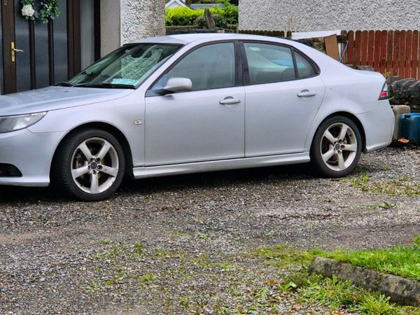 Saab 9-3 Saloon, Ethanol Petrol, 2010, Silver