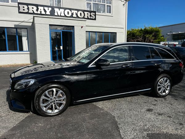 Mercedes-Benz C-Class Estate, Diesel Hybrid, 2017, Black