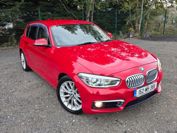 BMW 1-Series Hatchback, Petrol, 2015, Red