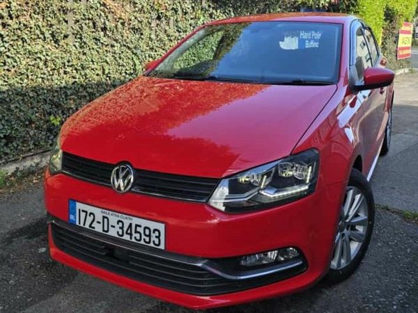Volkswagen Polo Hatchback, Petrol, 2017, Red