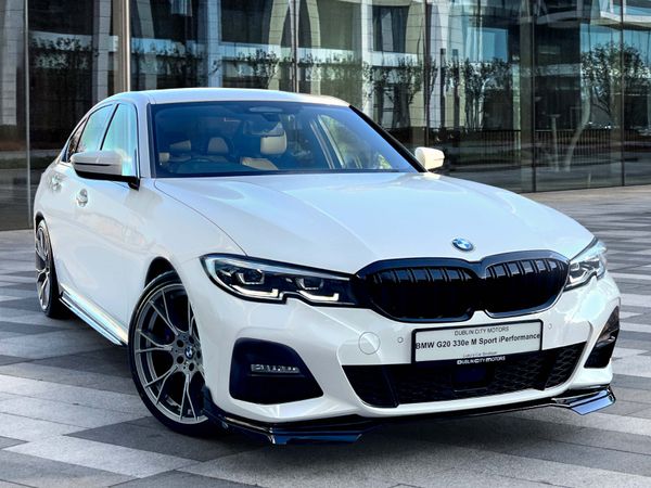 BMW 3-Series Saloon, Petrol Plug-in Hybrid, 2020, White
