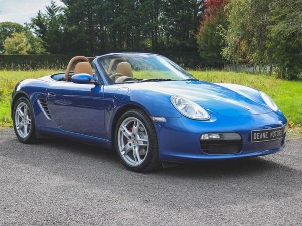 Porsche Boxster Convertible, Petrol, 2005, Blue