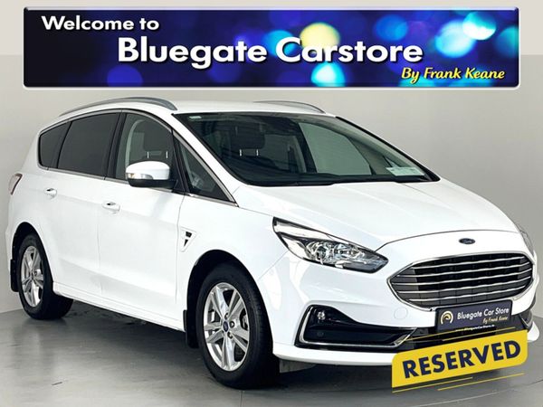 Ford S-Max MPV, Petrol Hybrid, 2023, White