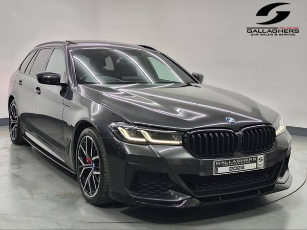 BMW 5-Series Estate, Petrol Plug-in Hybrid, 2022, Grey