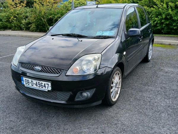 Ford Fiesta Hatchback, Petrol, 2008, Black