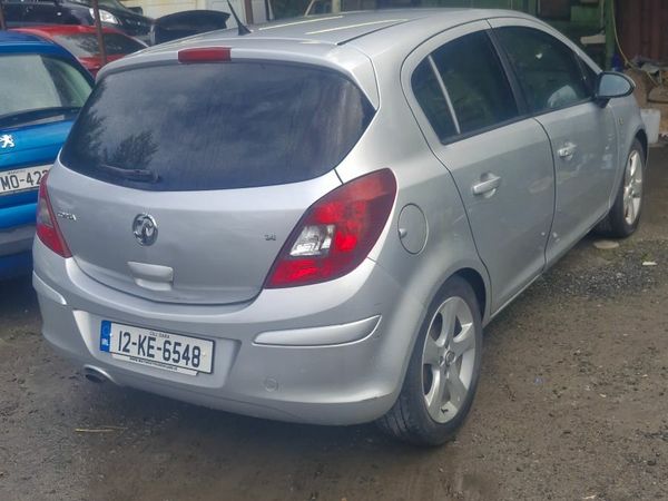 Vauxhall Corsa Hatchback, Petrol, 2012, Silver