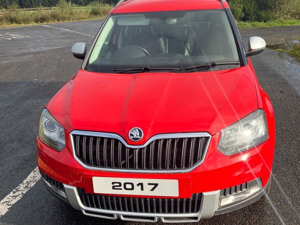 Skoda Yeti Hatchback, Diesel, 2017, Red