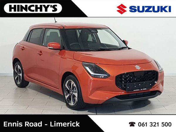 Suzuki Swift Hatchback, Petrol Hybrid, 2025, Orange