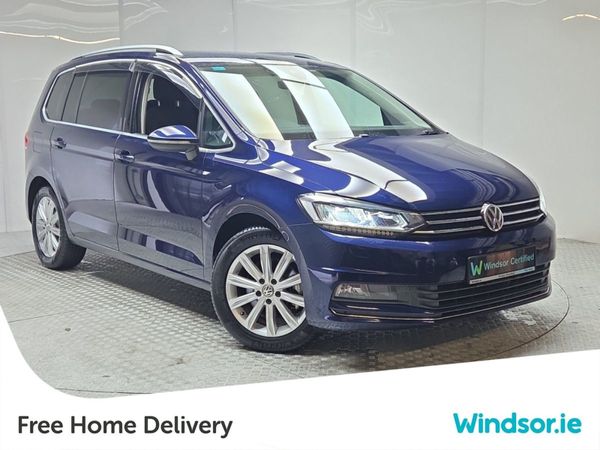 Volkswagen Touran MPV, Petrol, 2018, Blue