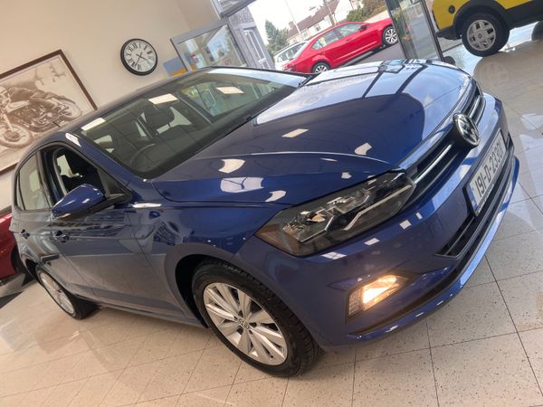 Volkswagen Polo Hatchback, Petrol, 2019, Blue