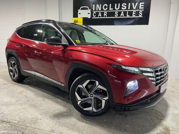 Hyundai Tucson SUV, Petrol Hybrid, 2022, Red