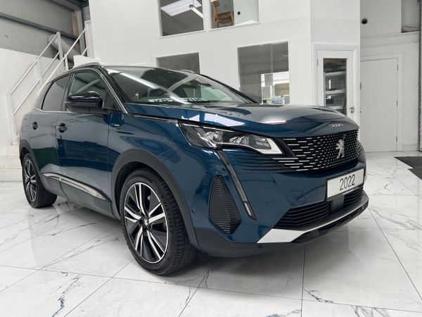 Peugeot 3008 SUV, Petrol Hybrid, 2022, Blue