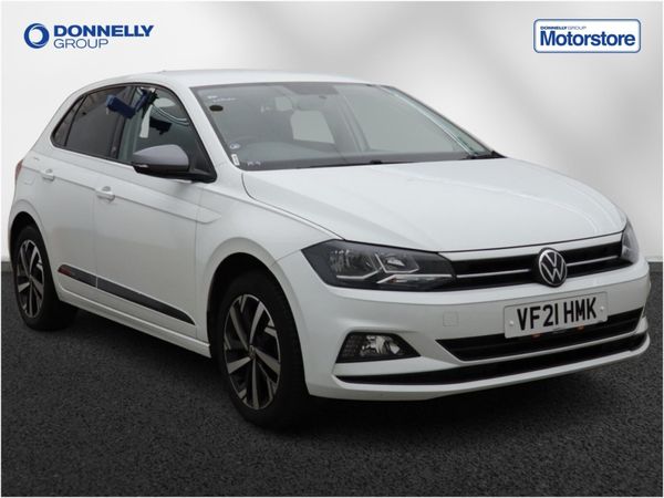 Volkswagen Polo Hatchback, Petrol, 2021, White