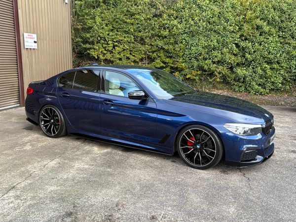 BMW 5-Series Saloon, Diesel, 2019, Blue