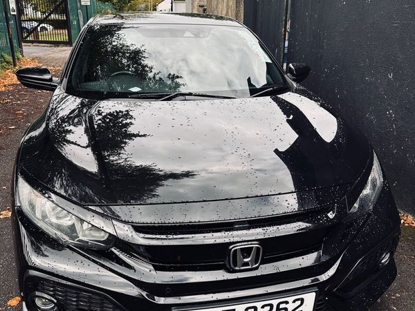 Honda Civic Hatchback, Petrol, 2018, Black