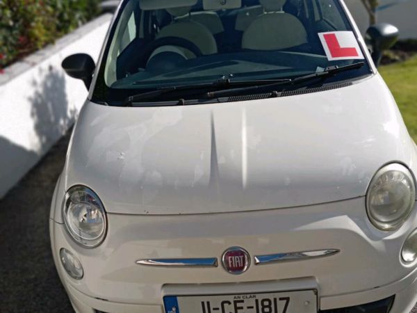 Fiat 500 Hatchback, Petrol, 2011, White