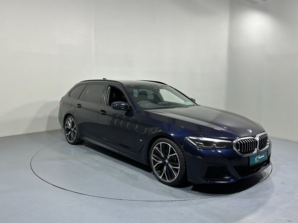 BMW 5-Series Estate, Diesel Hybrid, 2021, Black