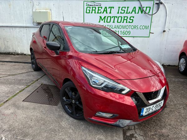 Nissan Micra Hatchback, Petrol, 2020, Red