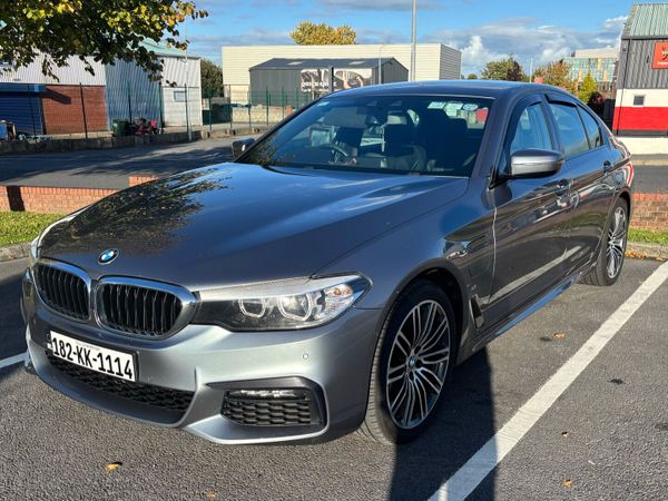 BMW 5-Series Saloon, Petrol Plug-in Hybrid, 2018, Blue